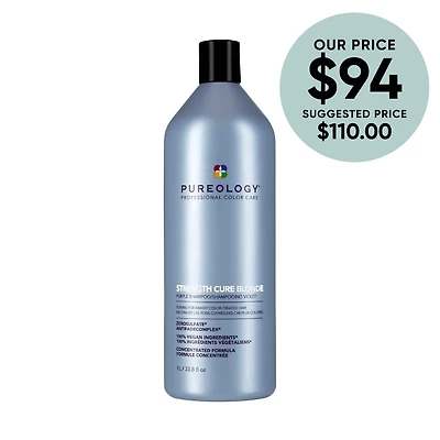 PUREOLOGY Purple Shampoo Strength Cure Best Blonde