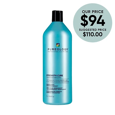 PUREOLOGY Sulfate-Free Strength Cure Shampoo