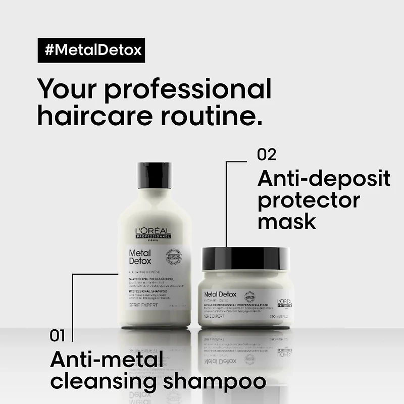 L'OREAL PROFESSIONNEL Metal Detox Sulfate-Free Shampoo for Damaged Hair & Breakage