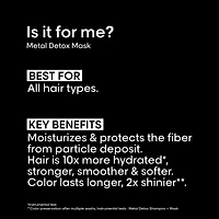 L'OREAL PROFESSIONNEL Metal Detox Hair Mask for Damaged Hair & Breakage