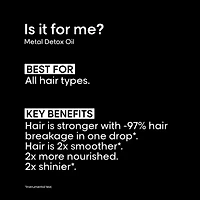 L'OREAL PROFESSIONNEL Metal Detox Hair Oil for Dry & Damaged Hair