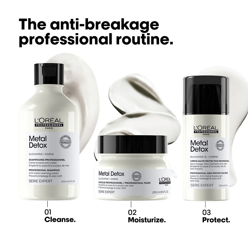 L'OREAL PROFESSIONNEL Metal Detox Leave-in Cream for Damaged Hair & Breakage