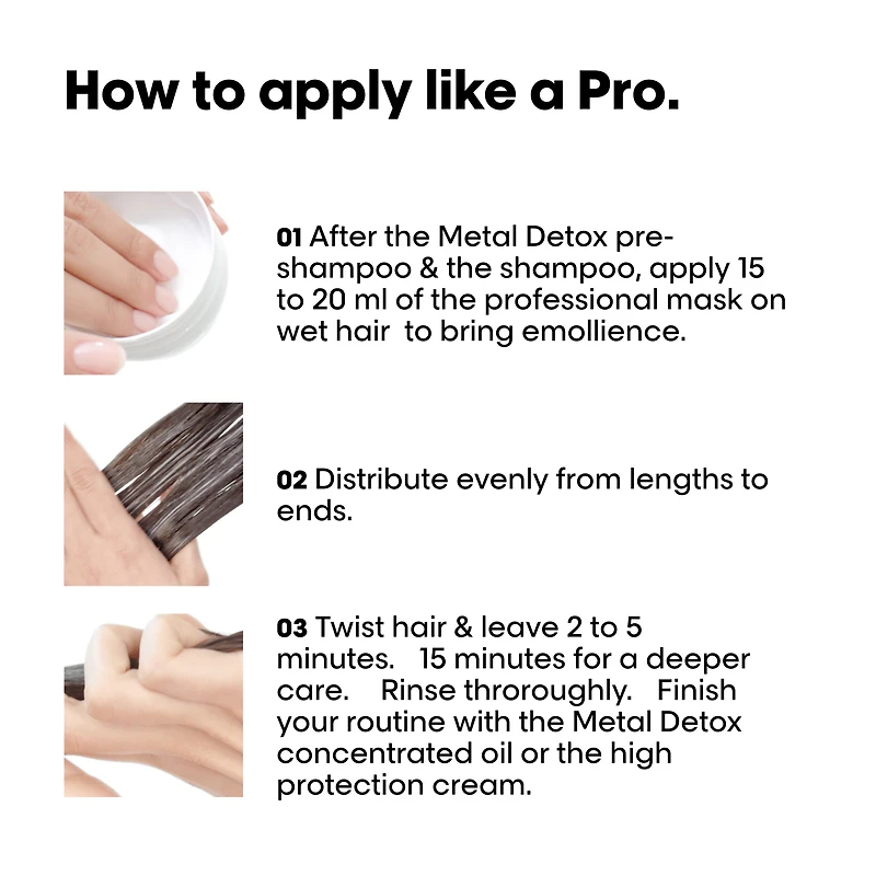 L'OREAL PROFESSIONNEL Metal Detox Leave-in Cream for Damaged Hair & Breakage