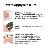 L'OREAL PROFESSIONNEL Metal Detox Leave-in Cream for Damaged Hair & Breakage