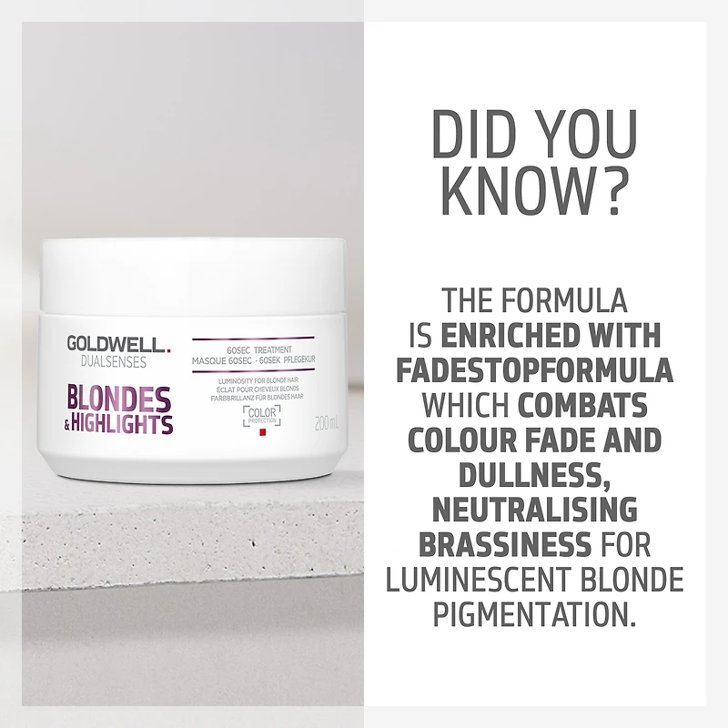 GOLDWELL Dualsenses Blonde & Highlights 60 Sec Treatment