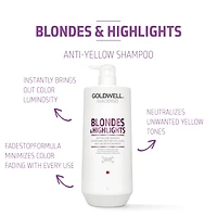 GOLDWELL Dualsenses Blonde & Highlights Anti Yellow Shampoo