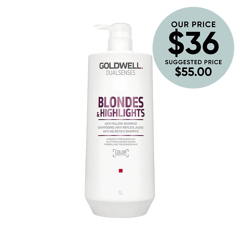 GOLDWELL Dualsenses Blonde & Highlights Anti Yellow Shampoo