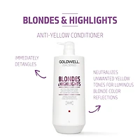 GOLDWELL Dualsenses Blonde & Highlights Anti Yellow Conditioner