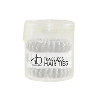 CLEARANCE KENNETH BERNARD Collection Traceless Small Hair Ties - Clear