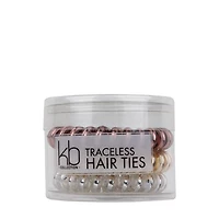 CLEARANCE KENNETH BERNARD Collection Large Traceless Hair Ties - Metallics