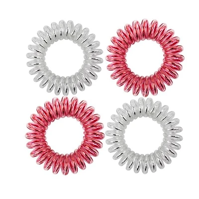 CLEARANCE KENNETH BERNARD Collection Traceless Small Hair Ties - Canadian Pride