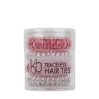CLEARANCE KENNETH BERNARD Collection Traceless Small Hair Ties - Canadian Pride