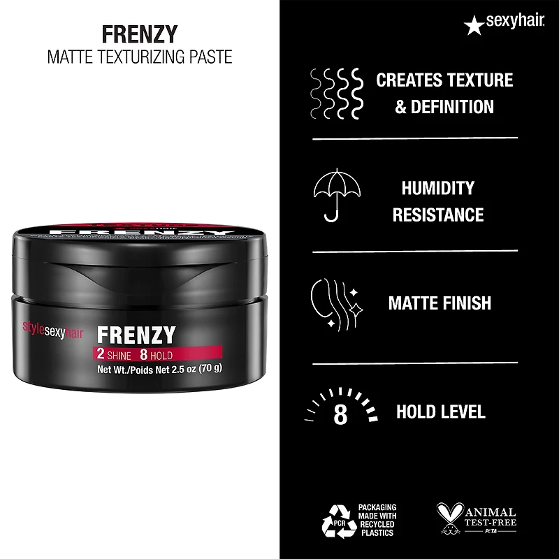 SEXY HAIR Frenzy Texturizing Matte Paste