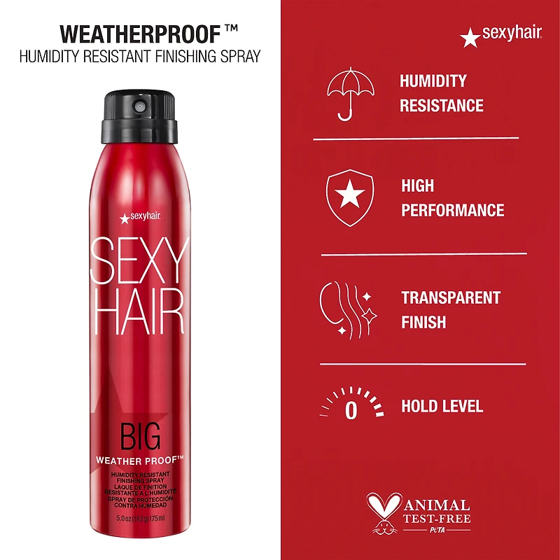 SEXY HAIR Big Weatherproof Humidity Resistant Spray