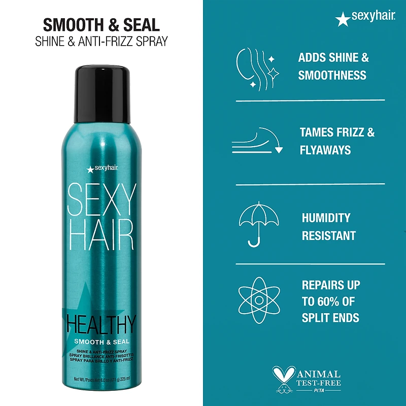 SEXY HAIR Healthy Smooth & Seal Anti-Frizz & Shine Spray