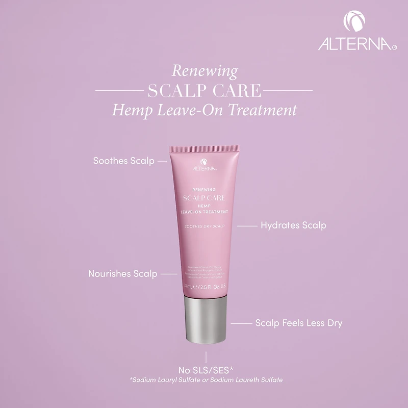 CLEARANCE ALTERNA Renewing Scalp Care Leave In Hemp Treatment