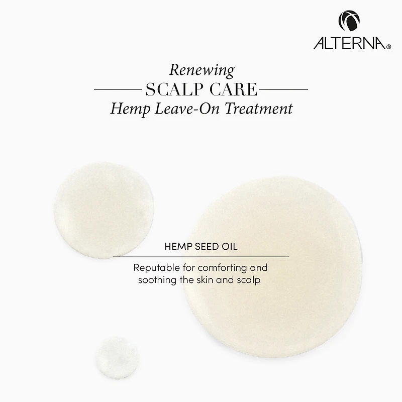 CLEARANCE ALTERNA Renewing Scalp Care Leave In Hemp Treatment
