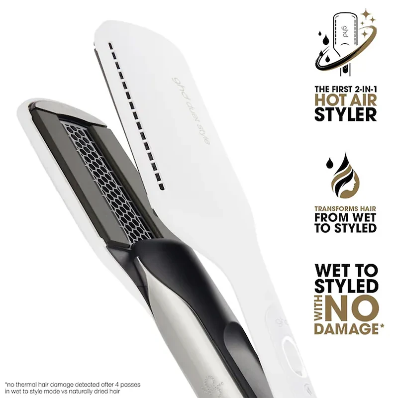 CLEARANCE GHD Duet Style 2-in-1 Hot Air Styler White