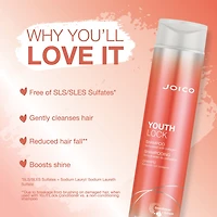 JOICO YouthLock Shampoo Formulated with Collagen