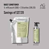 AG CARE Boost Apple Cider Vinegar Silicone-Free Conditioner