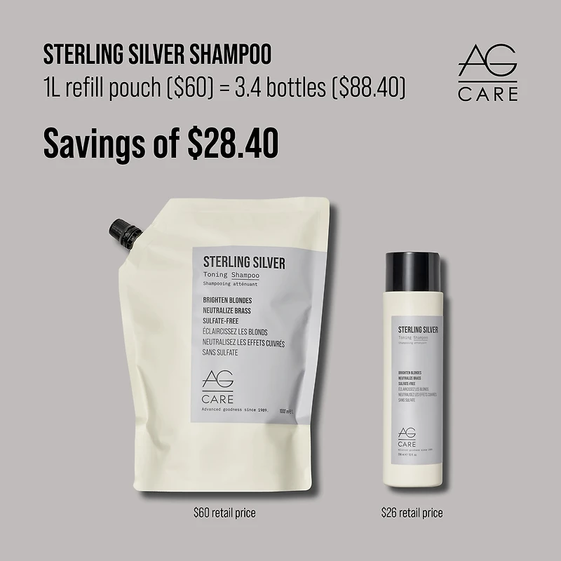 AG CARE Sterling Silver Toning Shampoo