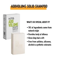 CLEARANCE KMS AddVolume Solid Shampoo