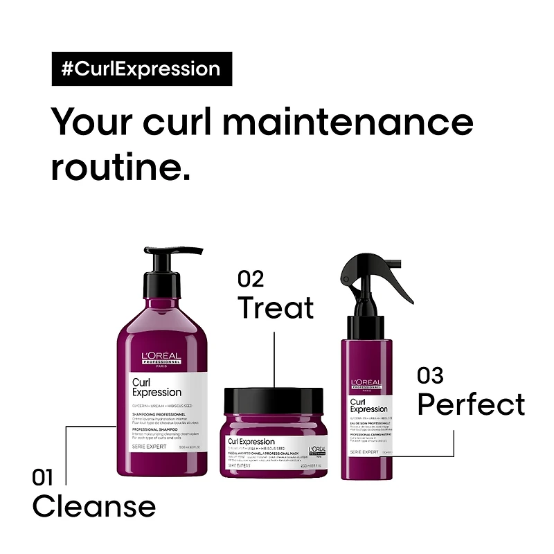 L'OREAL PROFESSIONNEL Leave-In Hairspray Curl Expression Curly Hair Reviver