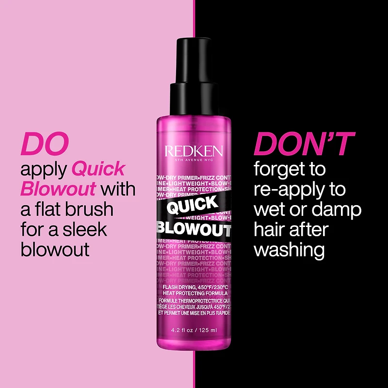 REDKEN Quick Blowout Heat Protecting Spray