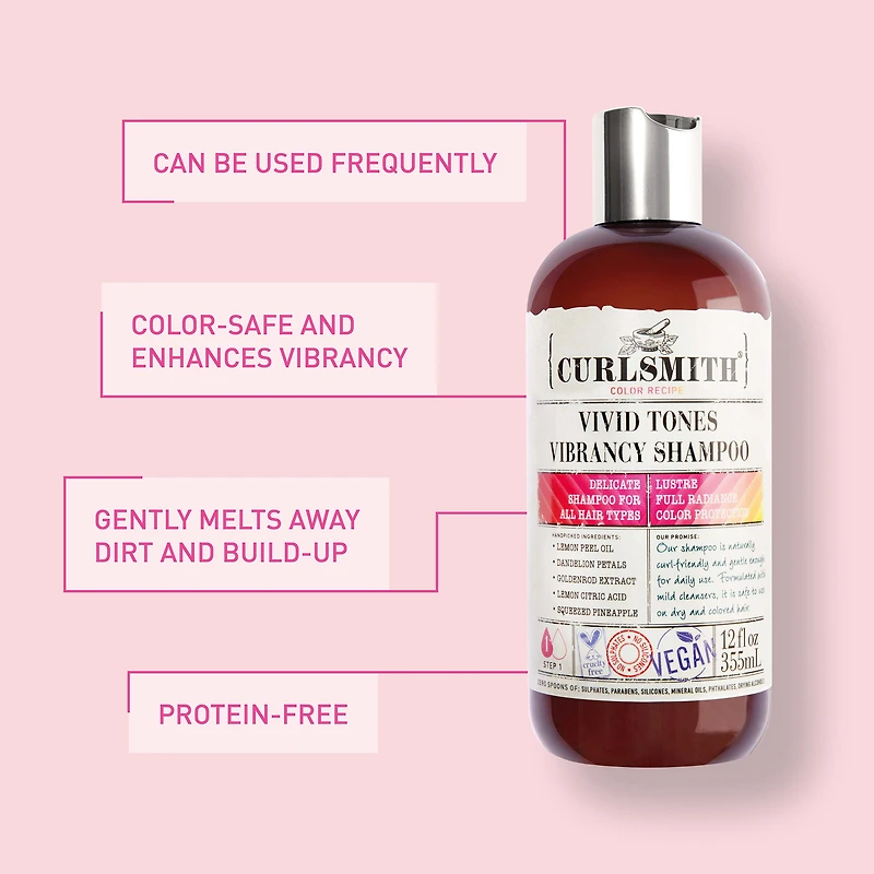 CLEARANCE CURLSMITH Vivid Tones Vibrancy Shampoo