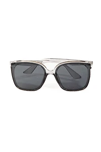 Marnie Grey Large Wayfarer Frame Sunglasses