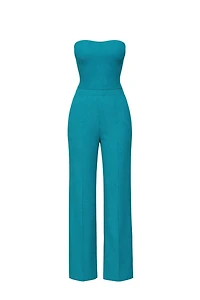 Riviera Teal Knit Tank Top & Pants Set