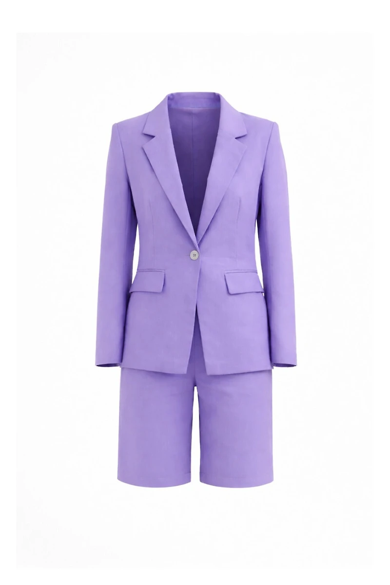 Ismera Blazer & Bermuda Shorts Set