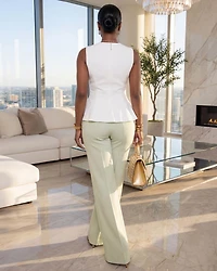 Dulce Sage Green Ponte Pants