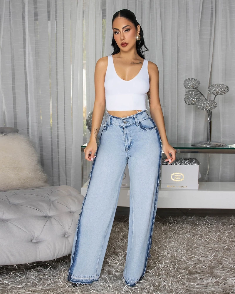 Arlona Light Blue Denim Jeans