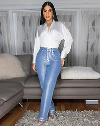 Westerly White Silky Blouse