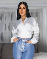Westerly White Silky Blouse
