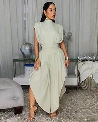 Kayna Sage Green LUXE Top & Pants Set (SHIPS 5/18)