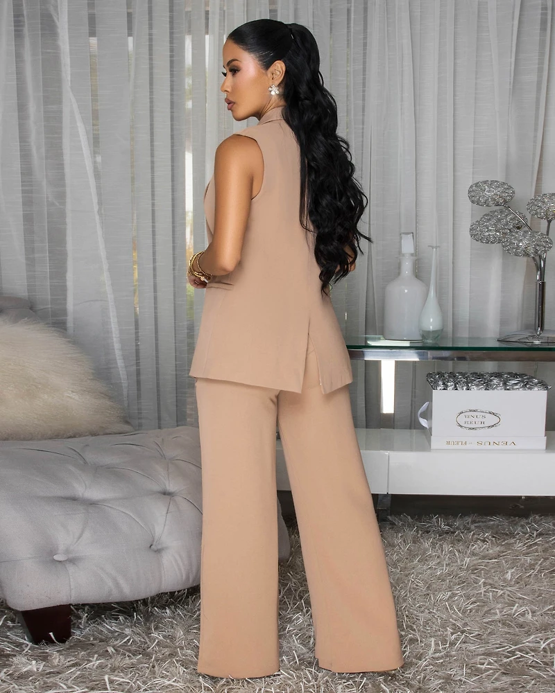Armani Nude Vest & Pants Set
