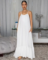 Petrovna Off-White Maxi Dress