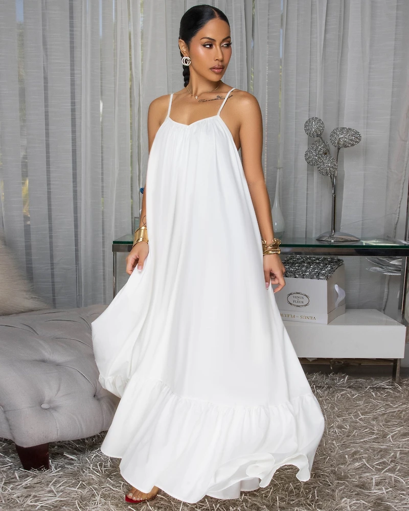 Petrovna Off-White Maxi Dress