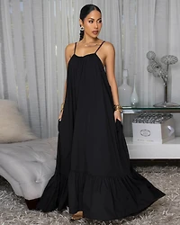 Petrovna Black Maxi Dress