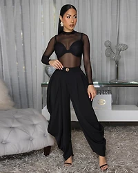 Cheyenne Black Ruffle LUXE Pants
