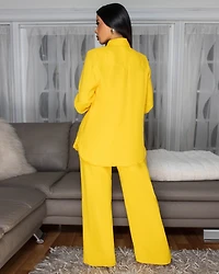 Kingston Yellow 3 Piece Pants Set