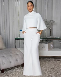 Gillmore Off-White Pants Set