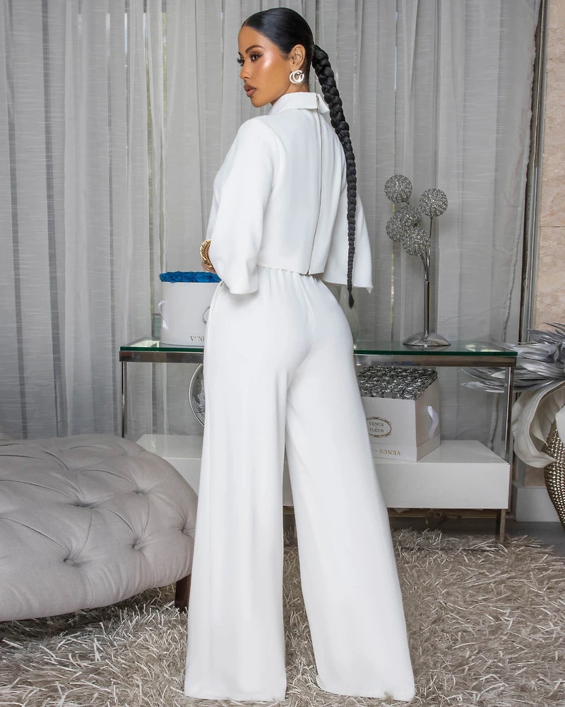 Gillmore Off-White Pants Set