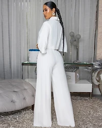 Gillmore Off-White Pants Set