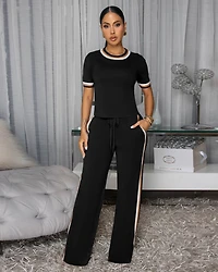 Jameson Stripes ULTRA-LUXE Knit Pants Set (9/2025