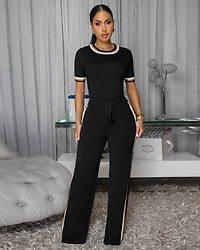 Jameson Stripes ULTRA-LUXE Knit Pants Set (9/2025