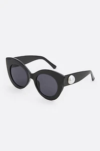 *Byron Brown Iconic Cat Eye Retro Sunglasses
