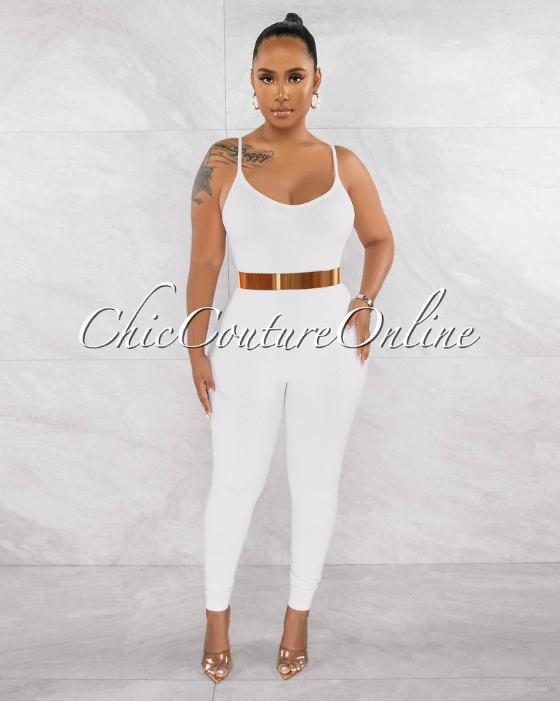 Chen Gold Plate Bendable Belt